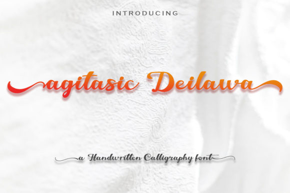 Agitasic Deilawa: A Handwritten Font for Modern Web Design