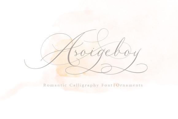 Asoigeboy: A Graceful Script Font for Editorial Design