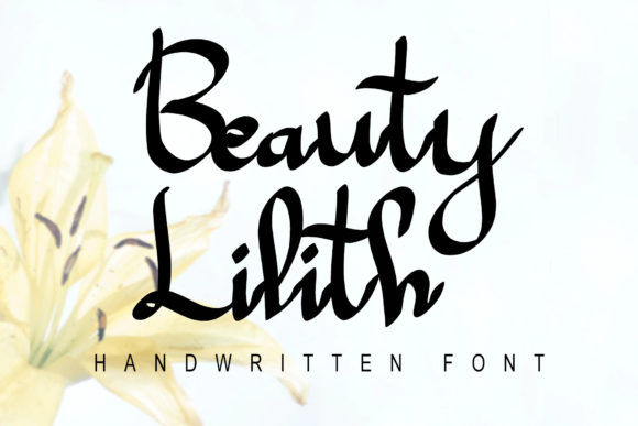 Beauty Lilith: A Handwritten Font That Elevates Brand Identity