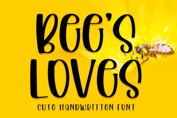 Bee s Loves: A Quirky Handwritten Font for Digital Design