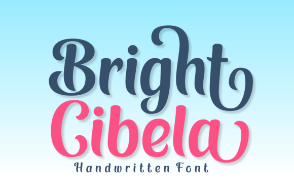 Bright Cibela: A Whimsical Handwritten Typeface for Editorial Elegance