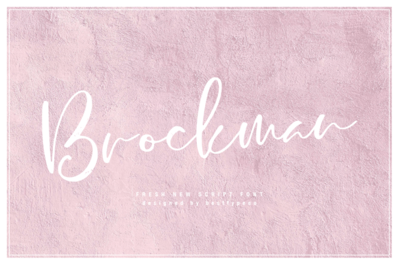 Brockman: A Handwritten Font That Elevates Editorial Design