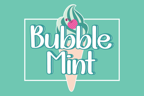 Bubble Mint Font Review: A Whimsical Handwritten Typeface for Creative Branding
