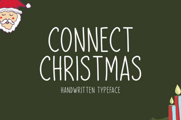 Connect Christmas: A Handwritten Typeface That Feels Like a Warm Greeting