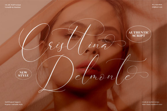 Cristtina Delmonte: A Script Font That Elevates Brand Content
