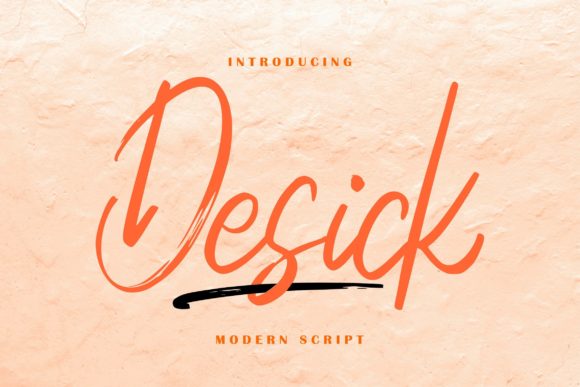 Desick: A Handwritten Font That Elevates Your Brand