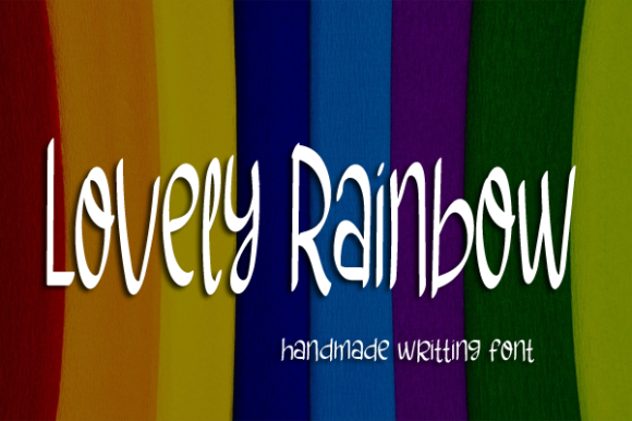 Design with Flair: The Lovely Rainbow Font for Modern Web Typography