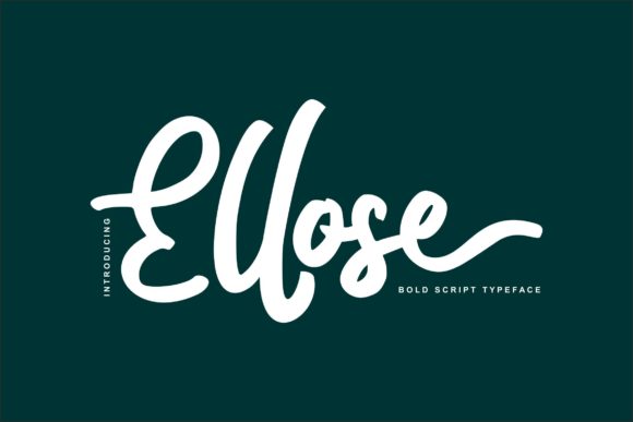 Ellose: A Handwritten Typeface That Elevates Brand Campaigns