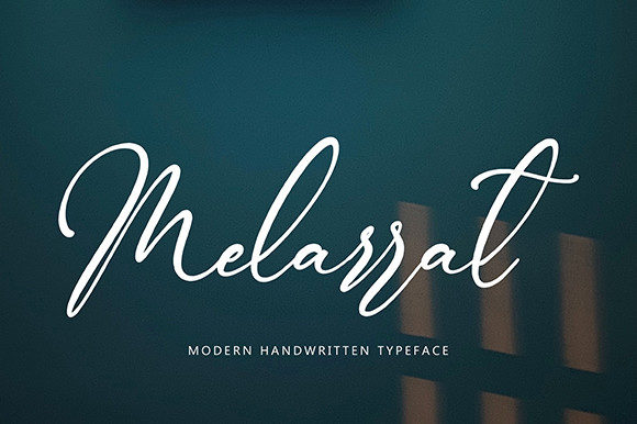 Enhance Your Editorial Design with the Melarrat Handwritten Typeface