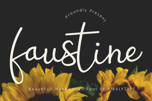 Faustine Font: A Beautiful Script for Editorial Design