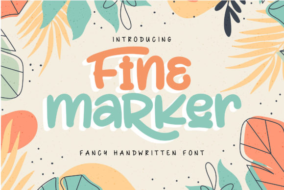 Fine Marker: A Handwritten Font That Elevates Your Brand