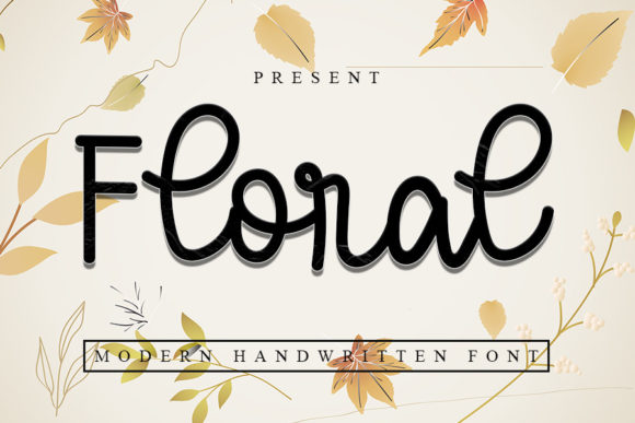 Floral Font: A Beautiful Handwritten Typeface for Creative Makers