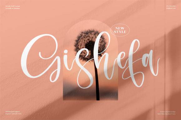 Gishefa Font: A Luxurious Handwritten Typeface for Web Design