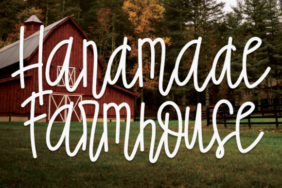 Handmade Farmhouse Font: Casual Typography for Stronger Brand Messaging