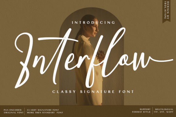 Interflow Font: A Playful Script That Elevates Branding