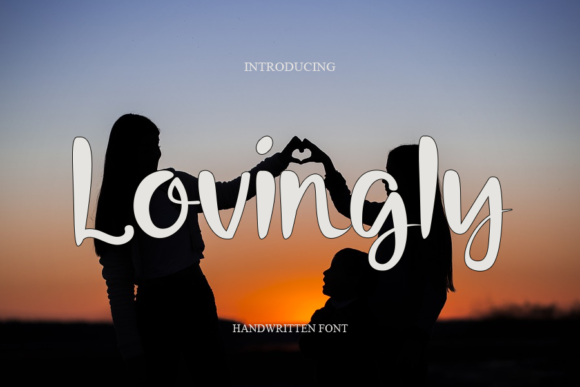 Lovingly: A Handwritten Typeface for Romantic Web Design