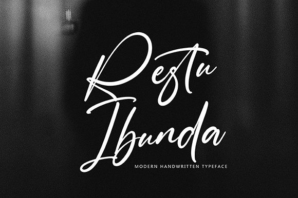 Restu Ibunda Font: A Script Amp Masterpiece for Campaign Design