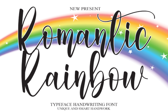 Romantic Rainbow: A Script Font for Editorial Elegance