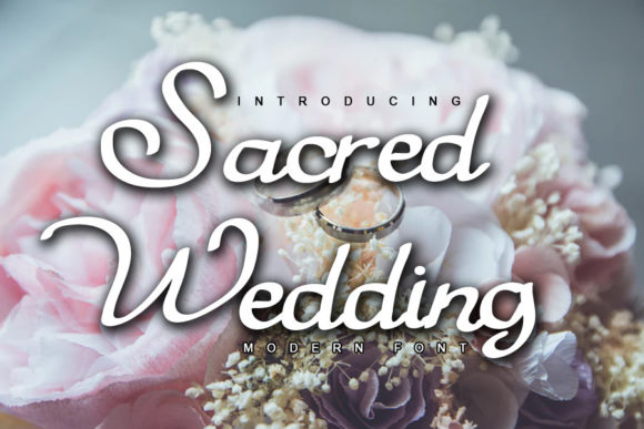 Sacred Wedding Font: Elevate Your Brand with a Luxurious Script Typeface