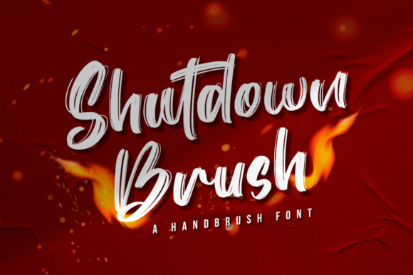 Shutdown Brush: The Elegant Script Font for Impactful Campaigns