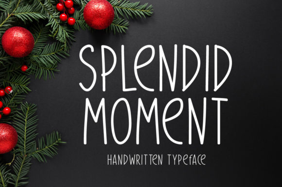 Splendid Moment: A Handwritten Font for Authentic Branding