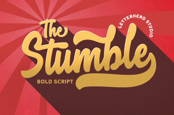 The Stumble Font: A Retro Handwritten Typeface for Editorial Design