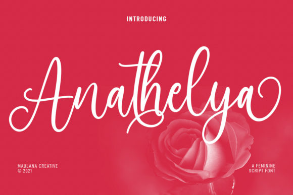 Unlock Elegance with the Anathelya Script Font