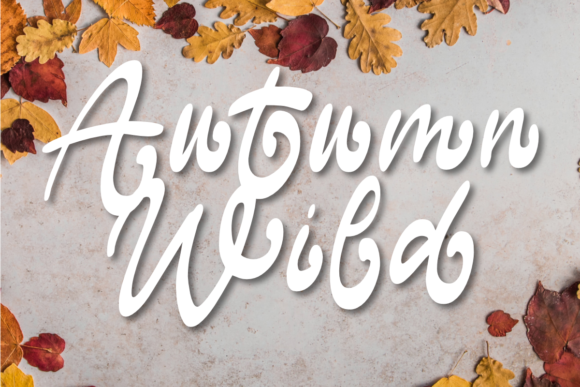 Wild Autumn: A Handwritten Typeface for Modern Editorial Design
