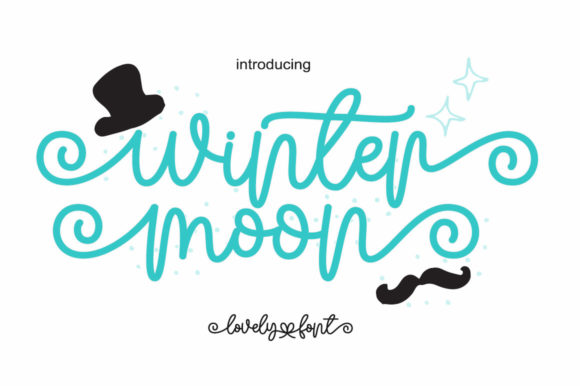 Winter Moon Font: A Whimsical Script for Creative Makers